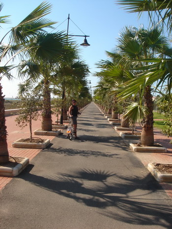 West bike path